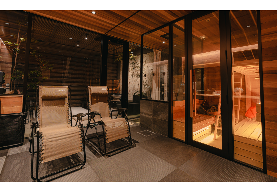 SAUNA Giraffe 南天神の内観